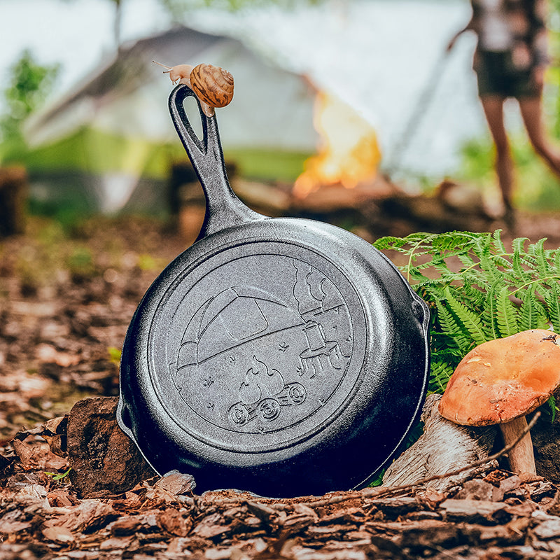 Wanderlust 8 Inch Cast Iron Tent Skillet - Image 4