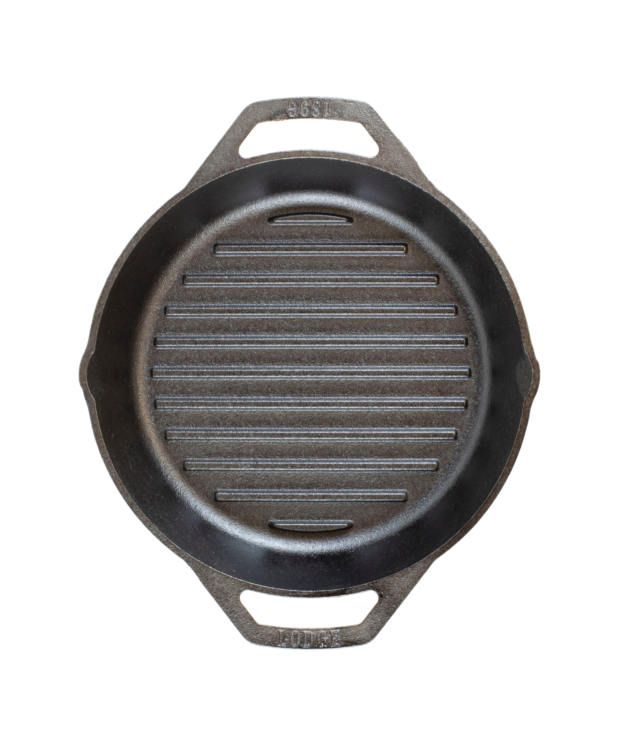 Dual Handle Cast Iron Grill Pan - Image 2