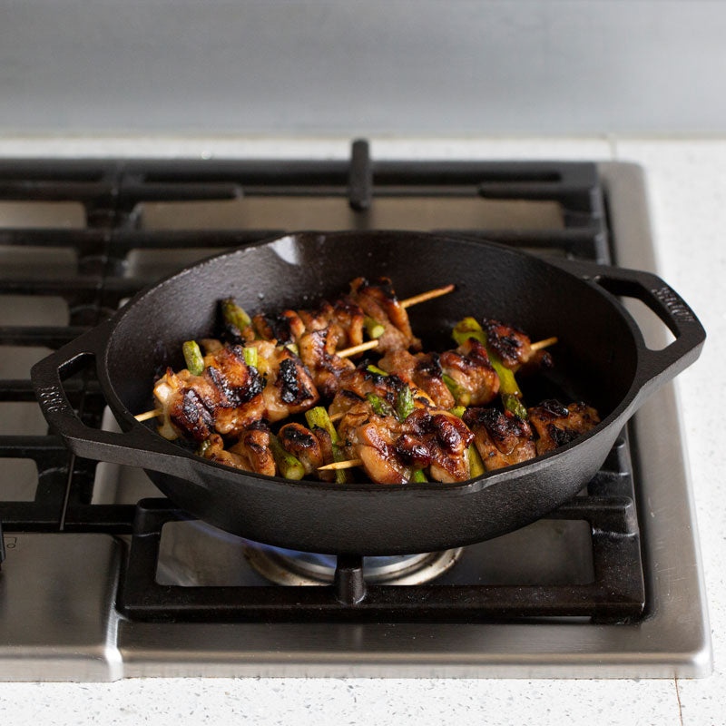 Dual Handle Cast Iron Grill Pan - Image 4