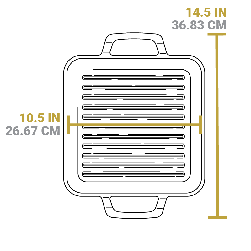Chef Collection Square Grill Pan - Image 6