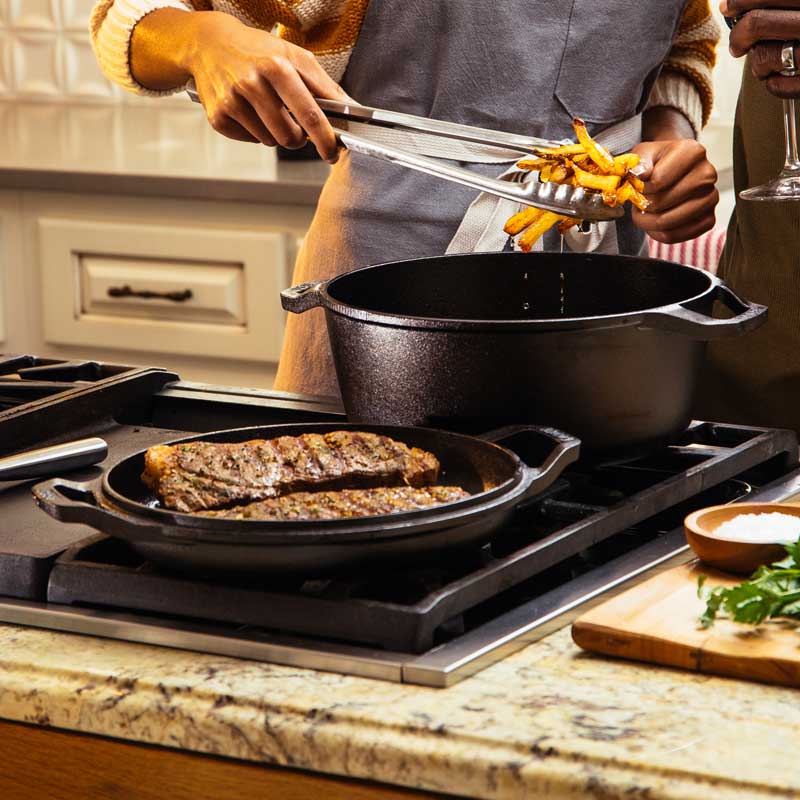 Chef Collection 6 Quart Double Dutch Oven - Image 4