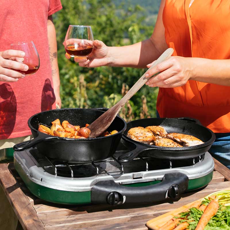 Seasoned Cast Iron Combo Cooker - Image 9