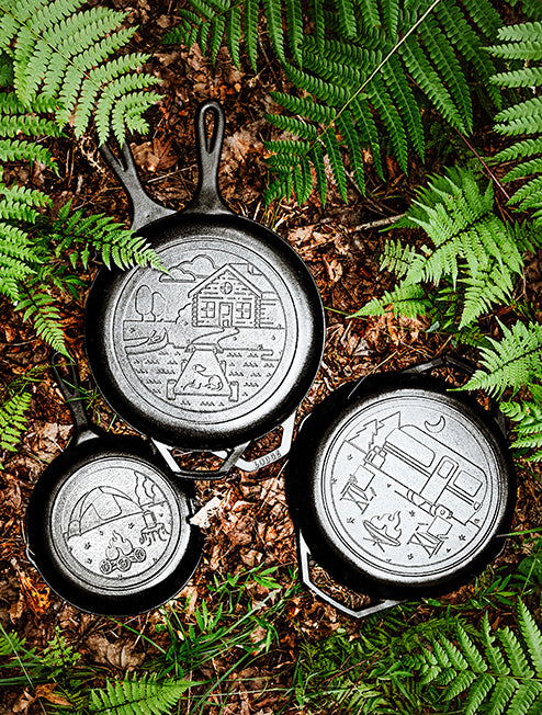 Wanderlust 10.25 Inch Cast Iron Dual Handle Camper Pan - Image 5