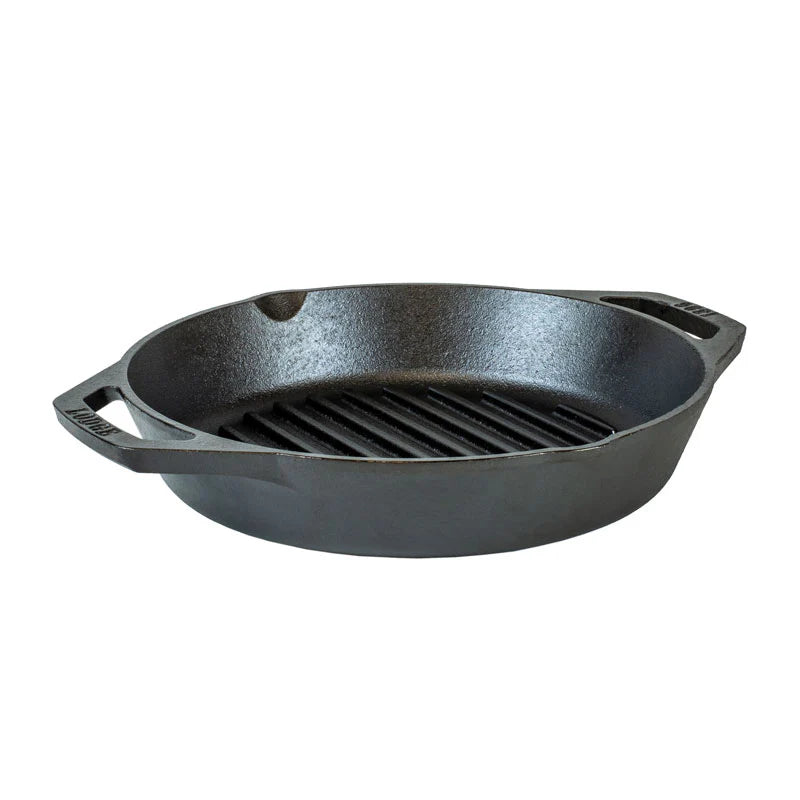 Dual Handle Cast Iron Grill Pan - Image 9