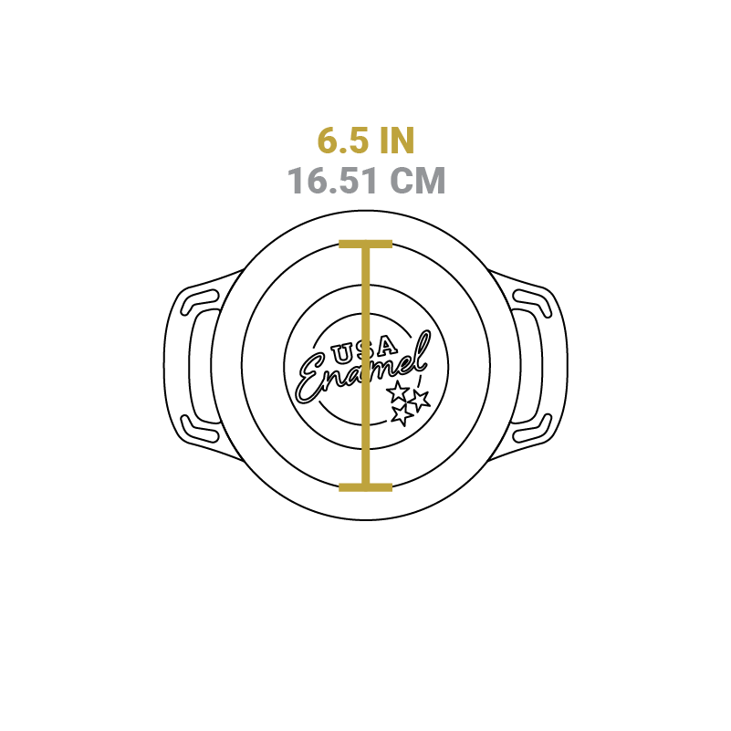 USA Enamel? Cast Iron Dutch Oven - Image 125